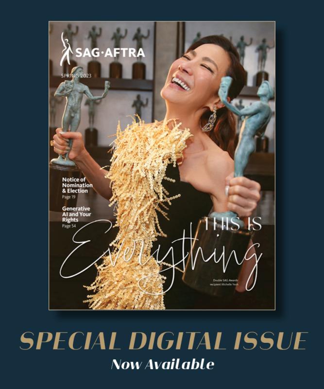 SAG-AFTRA Spring Issue Michelle Yeoh Cover